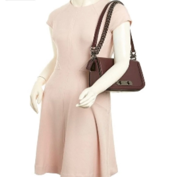 ✨NWT✨😍Coach Genuine Leather Bag w/chain strap - Picture 10 of 12